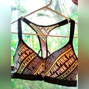 Victoria secret sports bra zipper front